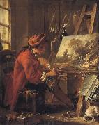 Francois Boucher Young Artist in his Studion Germany oil painting artist
